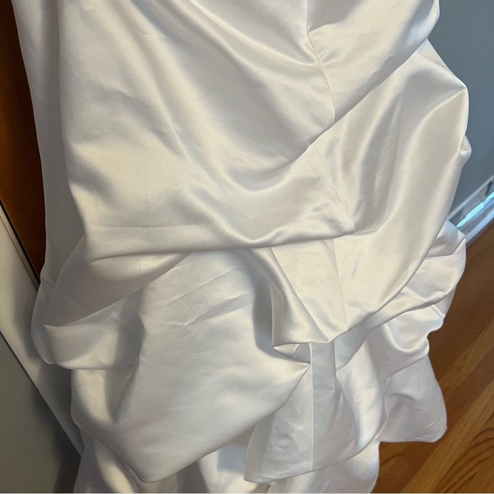 Wtoo By Watters - Women’s (Sz 10) White Strapless Wedding Dress Gown - Picture 8 of 8